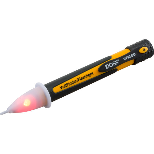 VF2LED - VOLTAGE DETECTOR WITH LIGHT - DOSS VOLT FINDER/ ALERT/ STICK - DOSS