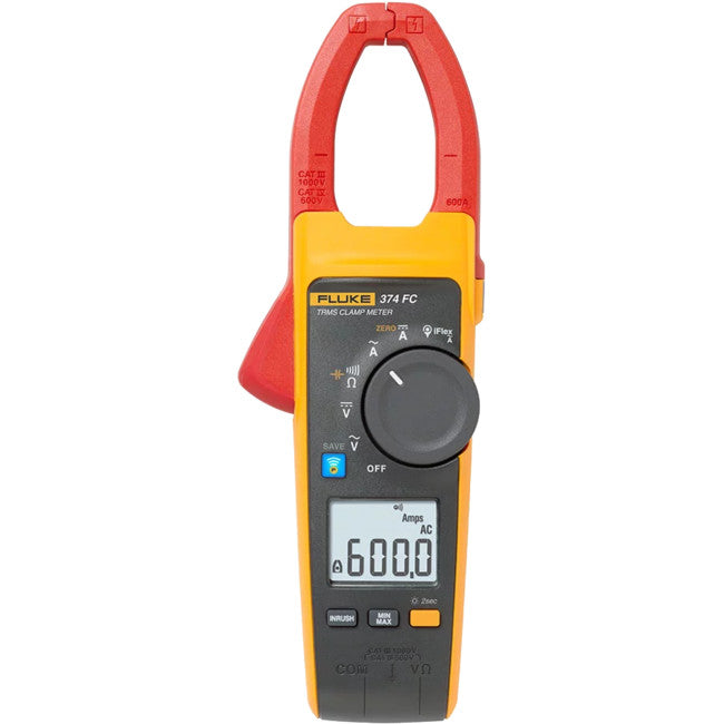 374FC 600A TRMS AC/DC CLAMP METER WITH FLUKE CONNECT FLUKE 47461010