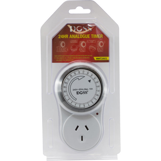 MMT24V2 24HRS MAINS MECHANICAL TIMER ELECTRICAL TIMER-DOSS DOSS TA-14