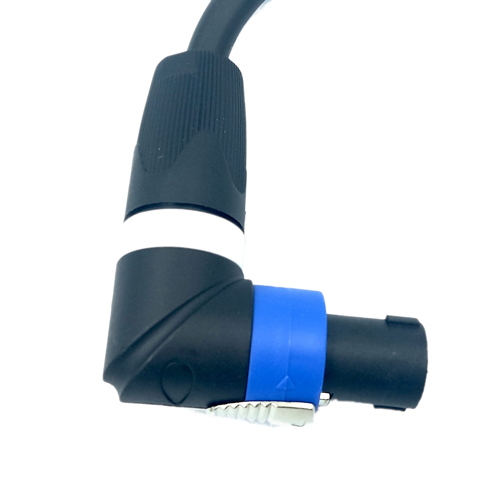 Right Angle to Straight Speakon Jack Connector Quad 4 Conductor Core Speaker Cable