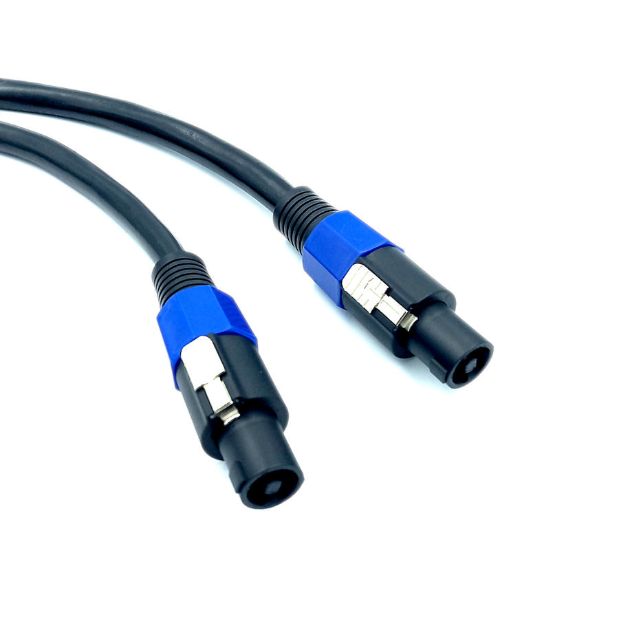 4 Core PA Speaker Cable - 4x 4mm² or 4x 1.5mm² Speakon to Speakon Cable or 100m roll
