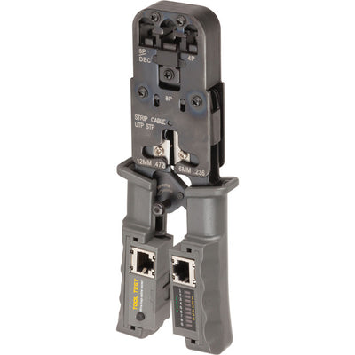 TH1939 MODULAR CRIMP TOOL WITH TESTER NETWORK POE 4P 6P 8P TH1939