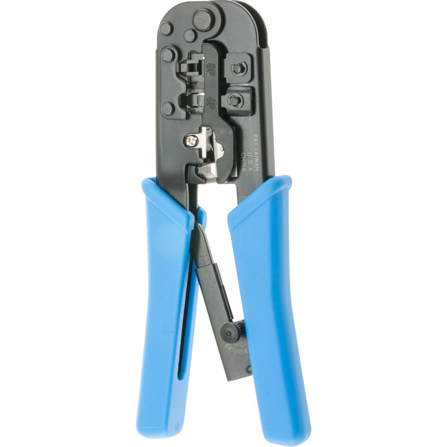 HTN5684R - 7.5" 191MM RJ45 CRIMPING TOOL - WITH RATCHET STRIPPING CUTTING - HANLONG