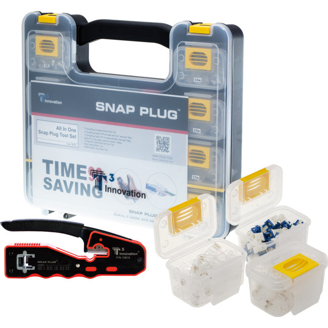 K5113 - SNAP PLUG TERMINATION TOOL KIT - RJ45 TOOL PLUG ALL IN ONE - T3