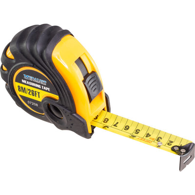 6008MT - 8M / 26' TAPE MEASURE - MEASURING TAPE MEDALIST - MEDALIST
