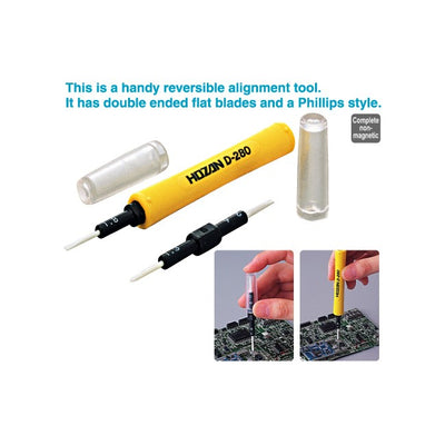 D280 - FLAT CERAMIC ALIGNMENT TOOL - (REVERSIBLE) - HOZAN