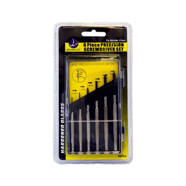 SD6MX - 6PC JEWELLERS SCREWDRIVER SET - 6 PIECE - MEDALIST