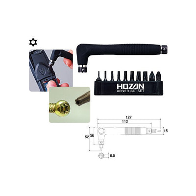 W81 HEX LOBULAR WRENCH SET HOZAN W-81