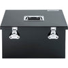 BITSABOX BLACK GALVANISED POWDER COATED HEAVY DUTY TOOL BOX BUILT BOARDS BITSABOX