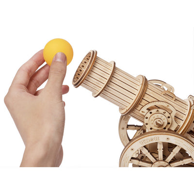 KJ9054 MEDIEVAL CANNON WOODEN CONSTRUCTION KIT 53805414