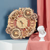 KJ9050 ZODIAC WALL CLOCK KIT WOODEN CONSTRUCTION 53805420