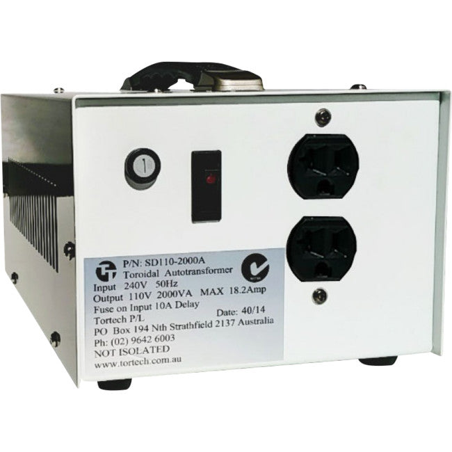 SD110-A2000W 2000W USA  AUTO STEPDOWN *NOT DIELECTRICALLY ISOLATED* TORTECH SD110-2000A
