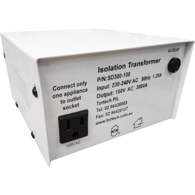 SD100-300W 100V 300W JAPANESE VOLTAGE STEPDOWN TRANSFORMER TORTECH SD100-300
