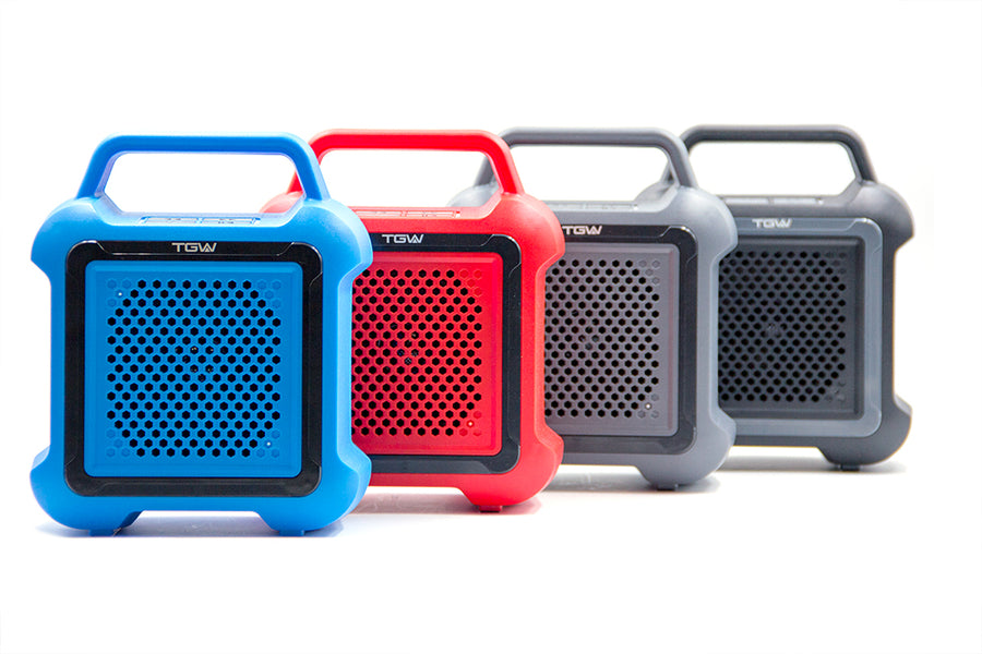 Rugged Bluetooth Work Speaker Long Life 35 hour Battery Italian Brand TGW