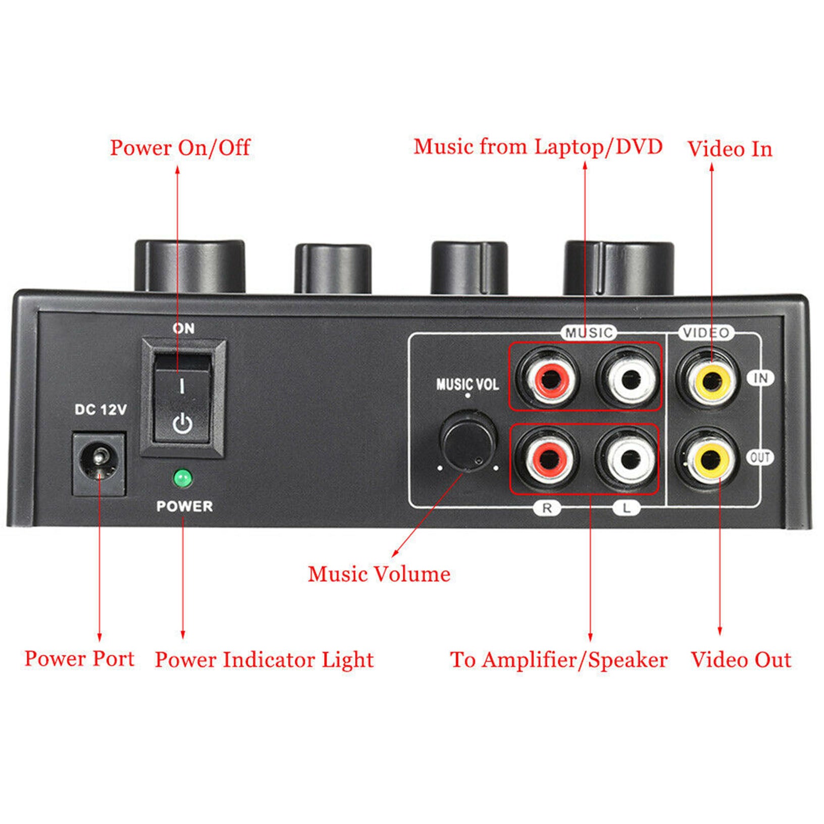 To Connect Microphone Soundbar Mic Input Bluetooth Mixer Mic