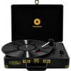 MBTR89BLK WOODSTOCK RETRO TURNTABLE BLACK / SPEAKERS MBEAT MB-TR89BLK