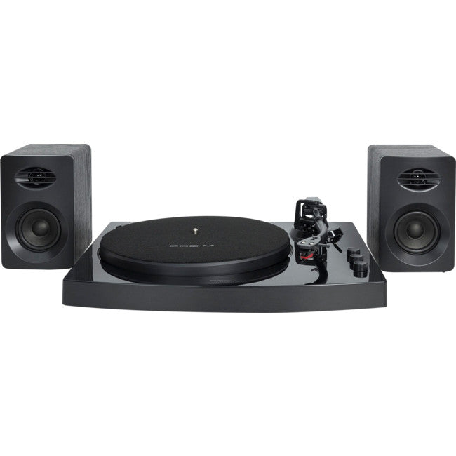 MBTR518K RETRO TURNTABLE WITH SPEAKERS BLUETOOTH BLACK PRO-M MBEAT MB-TR518K