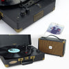 TR96BLK VINTAGE TURNTABLE WITH BT BLACK WOODSTOCK II MBEAT MB-TR96BLK