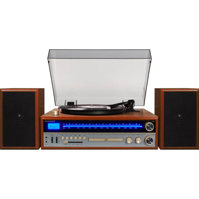 CR6038A-WA 1975T ENTERTAINMENT SYSTEM WALNUT AM/FM/CD & BLUETOOTH CROSLEY CR6038A-WA