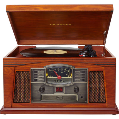 CR42D-PA LANCASTER TURNTABLE - PAPRIKA AM/FM/CD & BLUETOOTH CROSLEY CR42D-PA