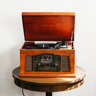 CR42D-PA LANCASTER TURNTABLE - PAPRIKA AM/FM/CD & BLUETOOTH CROSLEY CR42D-PA