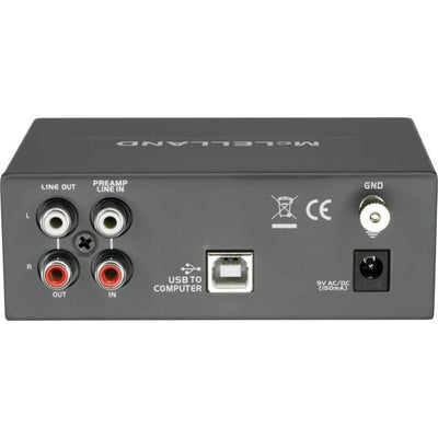 UP2 PHONO PREAMP WITH USB INCL GAIN CONTROL MCLELLAND MCLELLAND UP-2.0