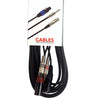 Dual RCA Male to Dual XLR Male Heavy Duty 2 XLR t0 2 RCA phono plug HiFi Stereo Audio Connection Microphone Interconnect Cable 6 meter