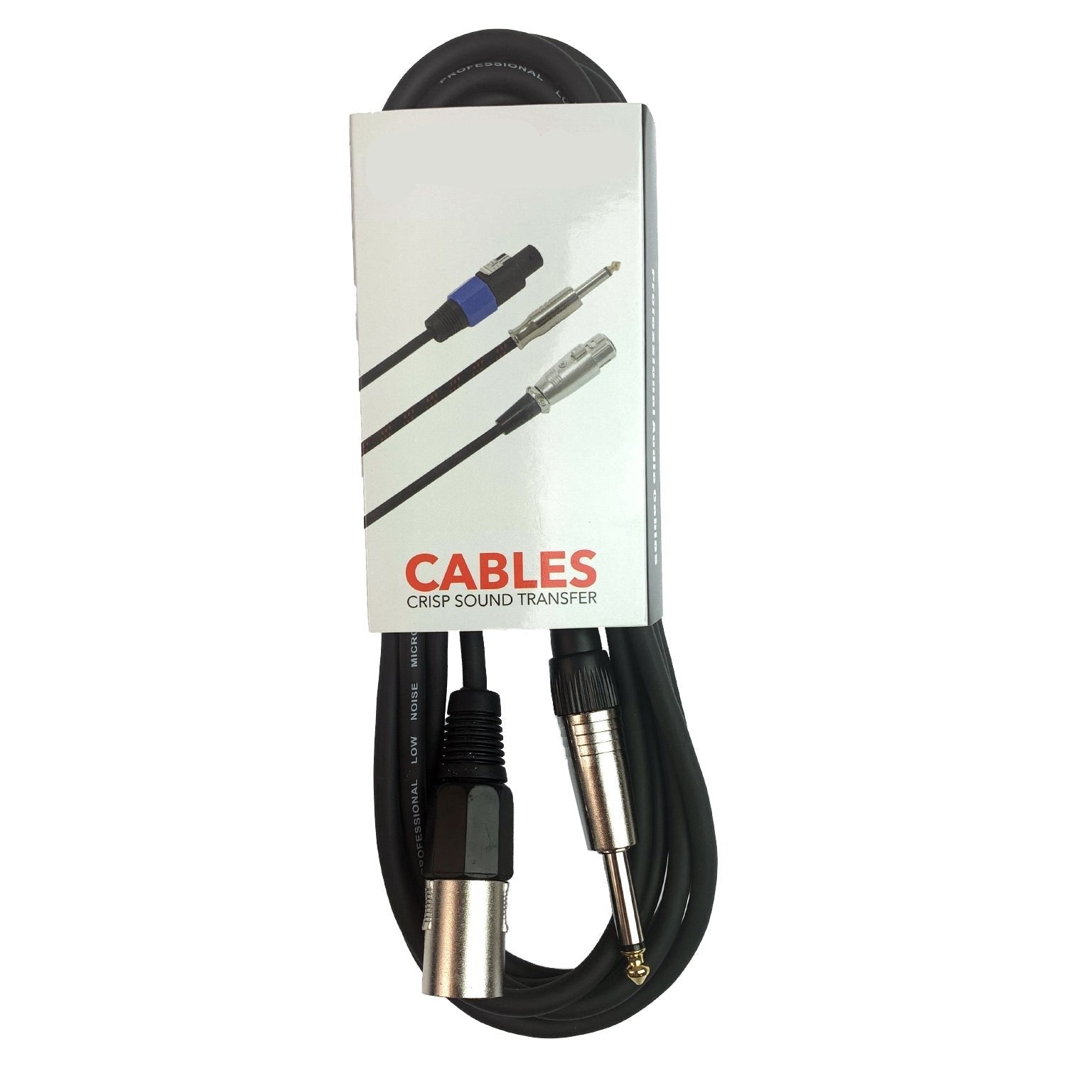 6.35mm 1/4 inch TS Mono to XLR Male Unbalanced Cable Gold Plated Quarter inch to Male XLR Microphone Cable Interconnect Cable 1.5 Meters