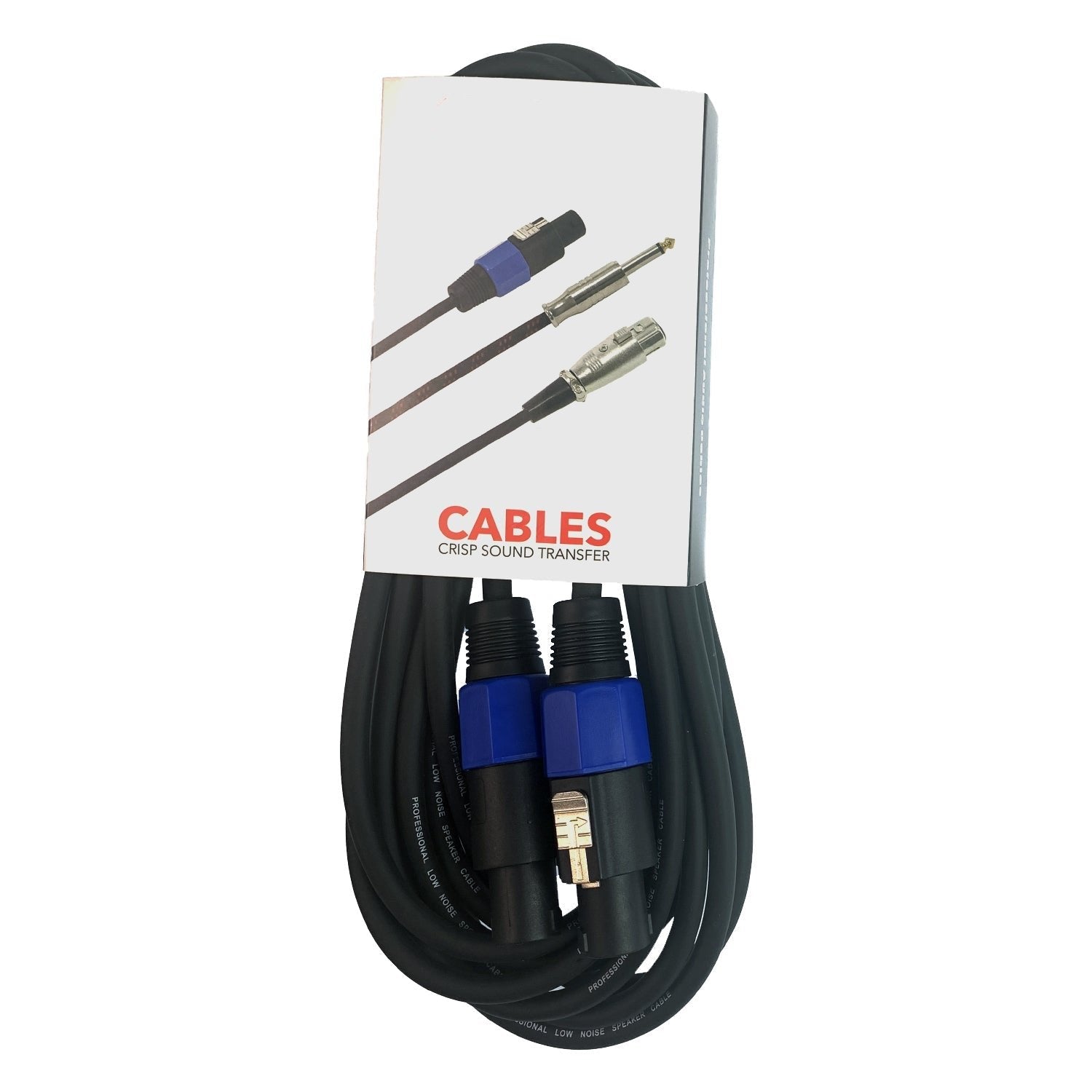 Audio Speakon Cable 13 Guage AWG Patch Cords Professional DJ Speaker Cables Black Wire 10 meters