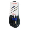 Audio Speakon Cable 12 Guang AWG Patch Cords Professional DJ Speaker Cables Black Wire 15 meters