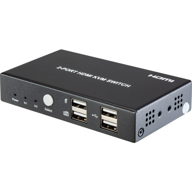 KVM2S 2 PORT 4K HDMI KVM SWITCH 4K 30HZ ACTIVE PRO2 KVM201