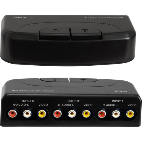 AV212 2-WAY COMPOSITE AV SELECTOR 2 IN 1 OUT AV SWITCHER PRO2