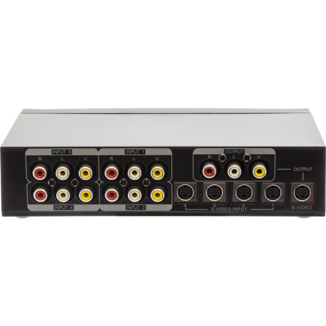 PRO1048 4-WAY AV S-VIDEO SELECTOR 4 IN 1 OUT COMPOSITE SVIDEO PRO2 A-1048