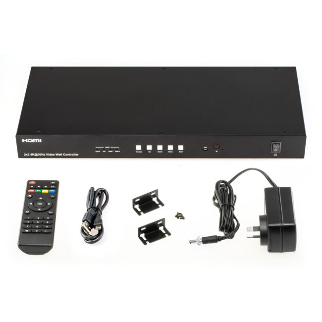 VWC22V2 4K 2X2 VIDEO WALL CONTROLLER 4 MIXED INPUT AUDIO EXTRACTION PRO2 VW02B