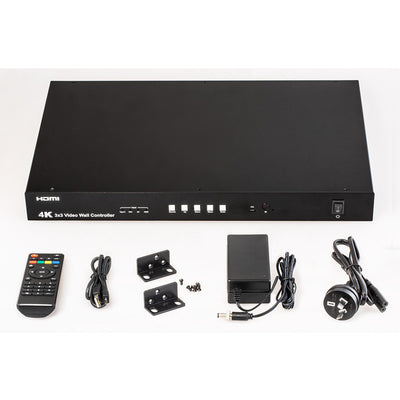 VWC33 4K 3X3 VIDEO WALL CONTROLLER 4 MIXED INPUT AUDIO EXTRACTION PRO2 VW03