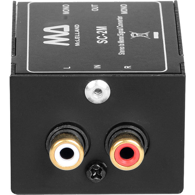 SC2M STEREO TO MONO AUDIO CONVERTER PASSIVE MCLELLAND SC-2M