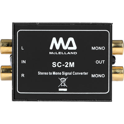 SC2M STEREO TO MONO AUDIO CONVERTER PASSIVE MCLELLAND SC-2M