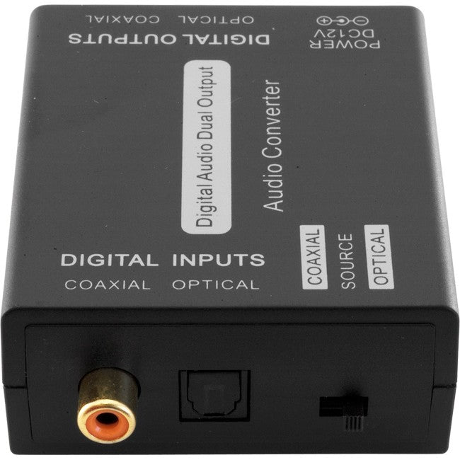PRO1287 - DUAL DIGITAL AUDIO CONVERTER - OPTICAL (TOSLINK) AND COAXIAL - PRO2