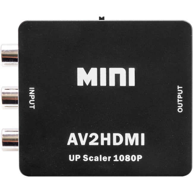 AV2HDMI COMPOSITE TO HDMI CONVERTER MINI PASSIVE 1080P UPSCALER PRO2 AV2HDMI
