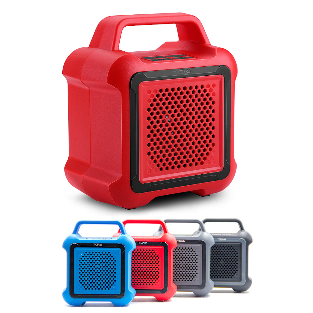 Rugged Bluetooth Work Speaker Long Life 35 hour Battery Italian Brand TGW