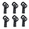 6Pk Flexible Stretch Mic Clip Microphone Clamp Holder for Mic Stand 5/8" thread