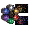 CR Lite 6-way LED Light Crystal Running Ball for Home Party Light Effect Sound Mode