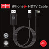 Lightning to HDMI Cable iPhone iPad Nylon Braided 1080P HDTV Digital AV Adapter iPhone 7 8 X XS MAX iPad Red or Black Colour