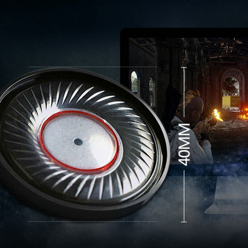 USB Gaming Headset Stereo Surround PC Computer Headphone Mic LED Speed Controls