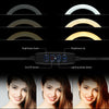10" LED Ring Light + 1m Scissors Desk Boom Arm Stand + Phone Mount + Bluetooth Remote