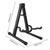 Single Guitar Stand A Frame Full Flat Folding Space Saver Compact for Electric Acoustic Bass