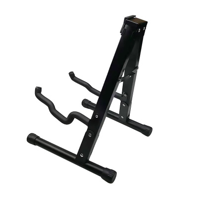 Compact Guitar Stand A Frame Full Flat Folding Space Saver Electric Acoustic