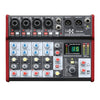 E-lektron AIM-68 U-PAD 6 Channel DSP Mixing Console streaming mixer USB Audio Interface Mic Input