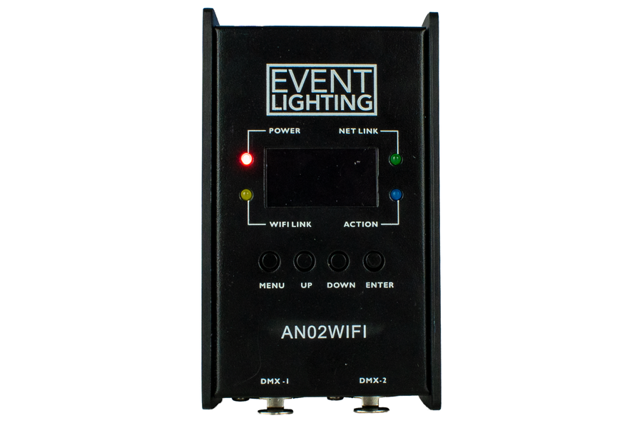 Event Lighting AN02WIFI - 2 Universe WiFi Art-Net Node