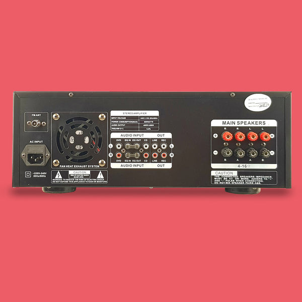 1200W Bluetooth Powered Mixer Amplifier 10 Channel For Karaoke Guitar